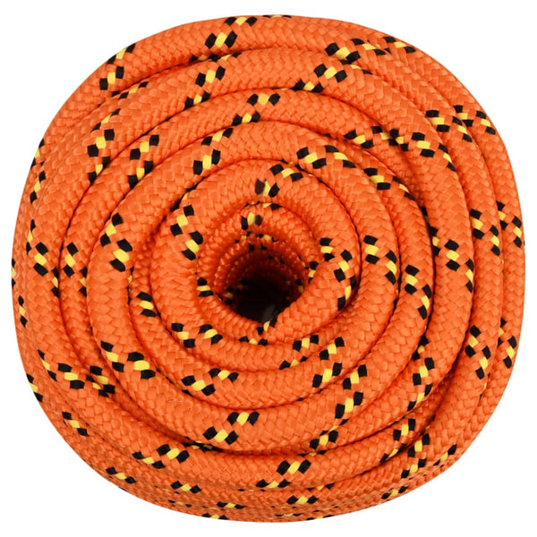 vidaXL Boat Rope Orange 20 mm 50 m Polypropylene