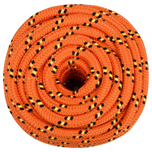 vidaXL Boat Rope Orange 20 mm 100 m Polypropylene
