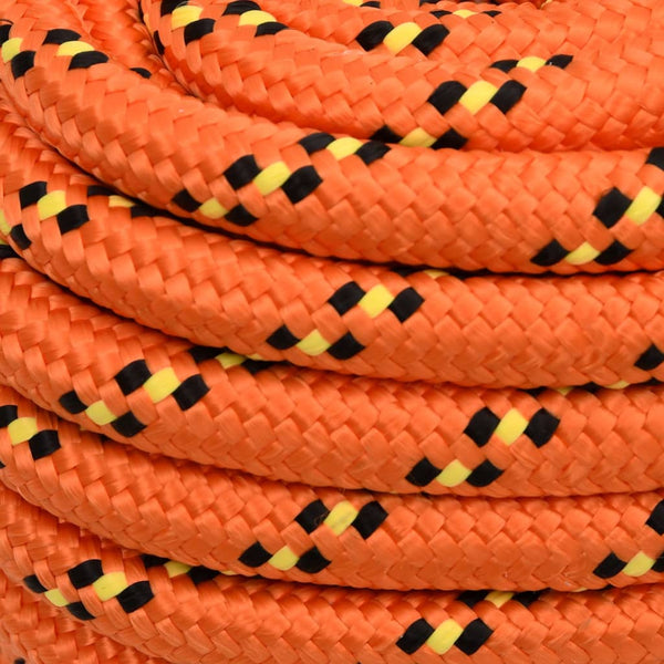 vidaXL Boat Rope Orange 20 mm 100 m Polypropylene