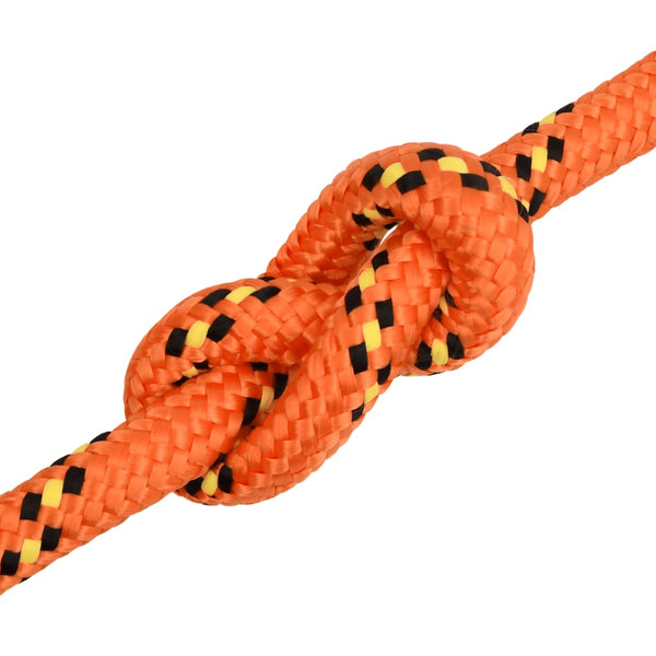 vidaXL Boat Rope Orange 20 mm 100 m Polypropylene