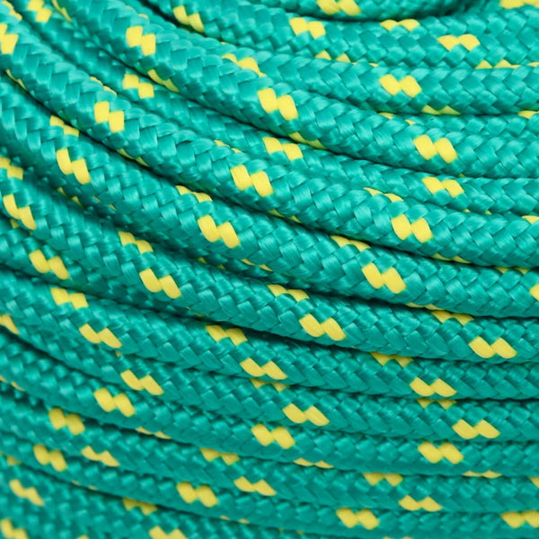 vidaXL Boat Rope Green 6 mm 50 m Polypropylene
