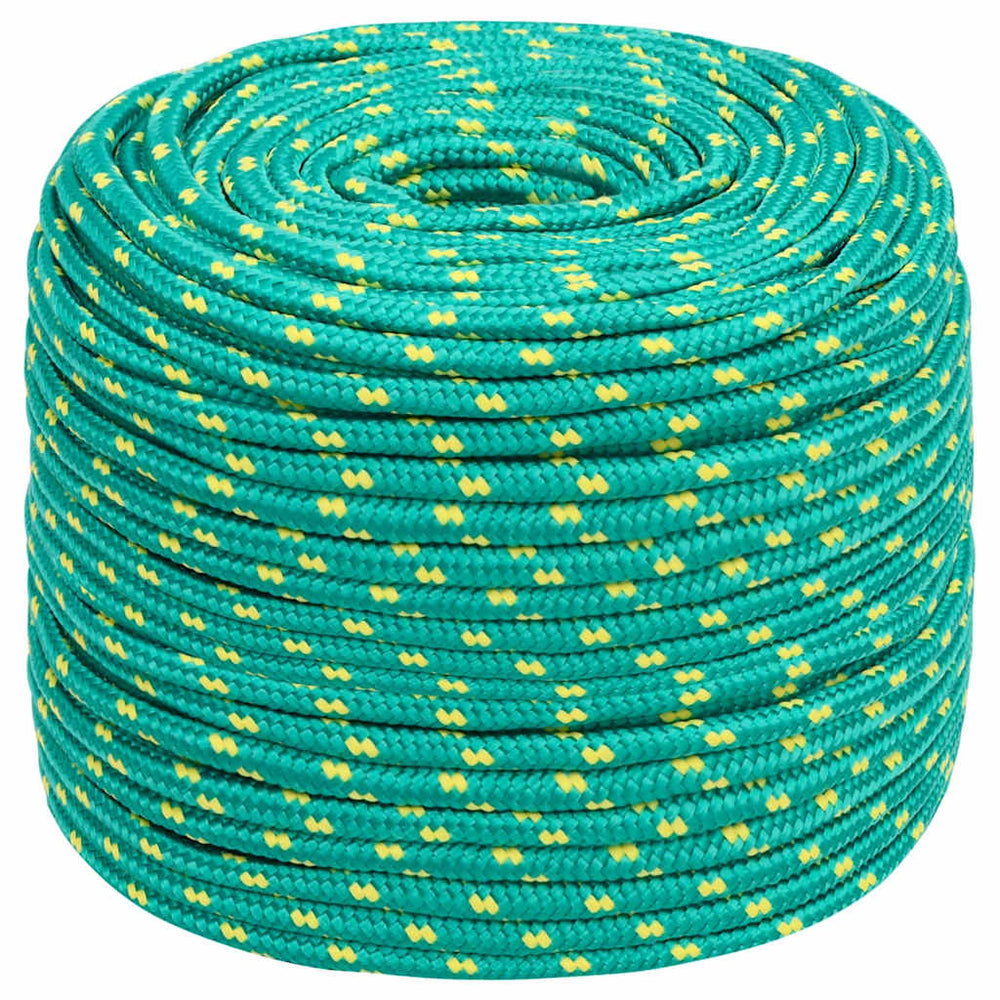 vidaXL Boat Rope Green 10 mm 50 m Polypropylene