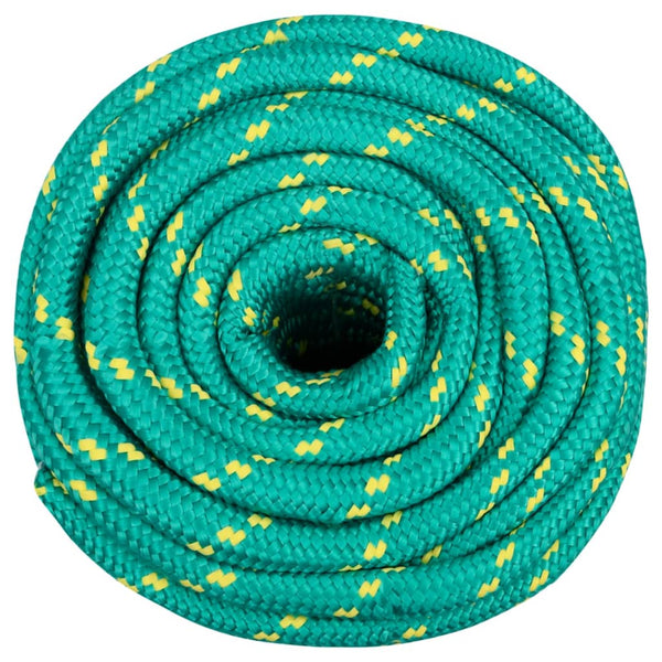 vidaXL Boat Rope Green 16 mm 100 m Polypropylene