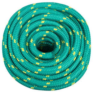 vidaXL Boat Rope Green 20 mm 50 m Polypropylene