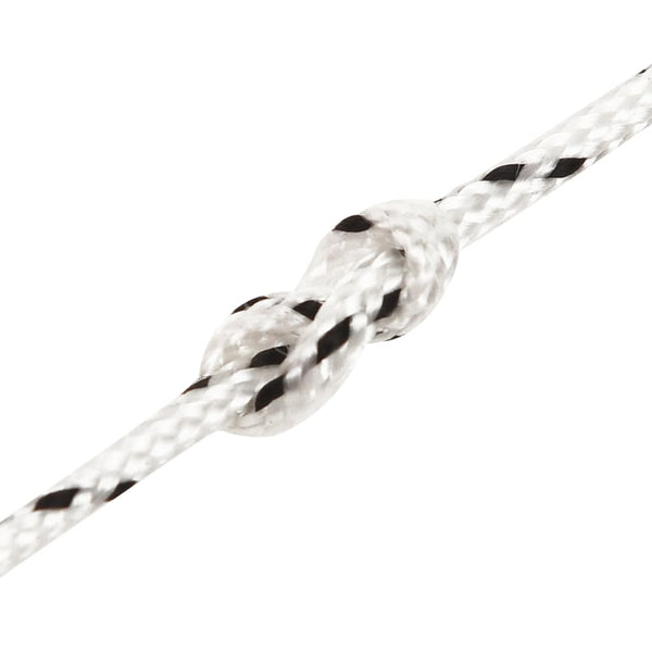 vidaXL Boat Rope Braided White 2 mmx25 m Polyester