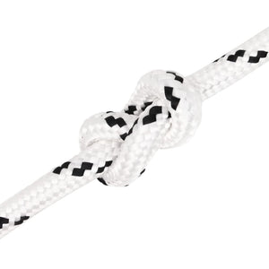 vidaXL Boat Rope Braided White 14 mmx100 m Polyester