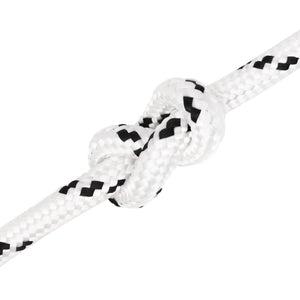 vidaXL Boat Rope Braided White 14 mmx250 m Polyester