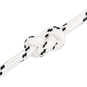 vidaXL Boat Rope Braided White 16 mm x 25 m Polyester