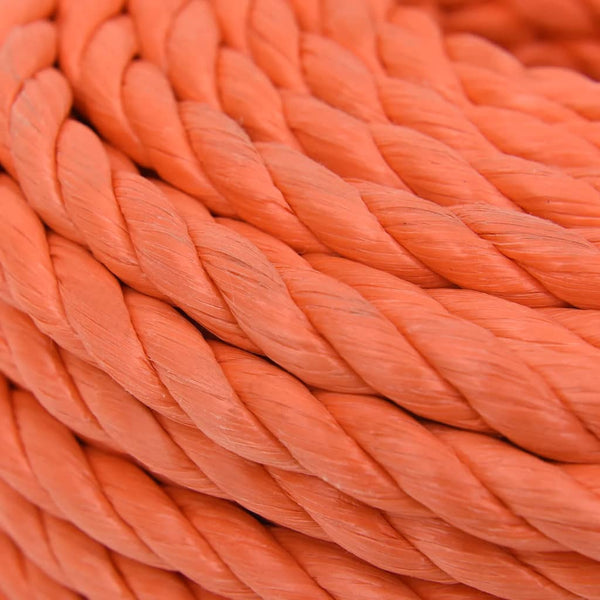vidaXL Work Rope Orange 12 mm 25 m Polypropylene