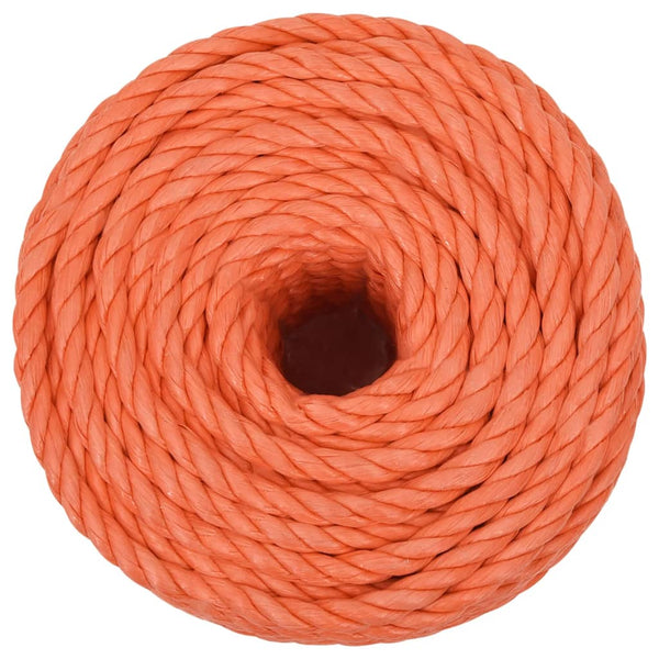 vidaXL Work Rope Orange 14 mm 25 m Polypropylene