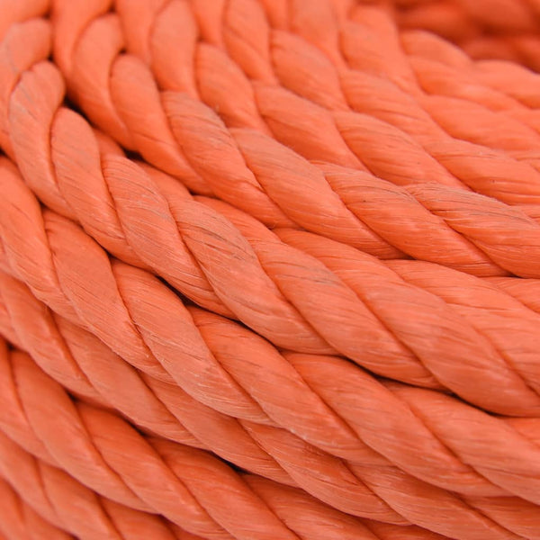 vidaXL Work Rope Orange 24 mm 25 m Polypropylene