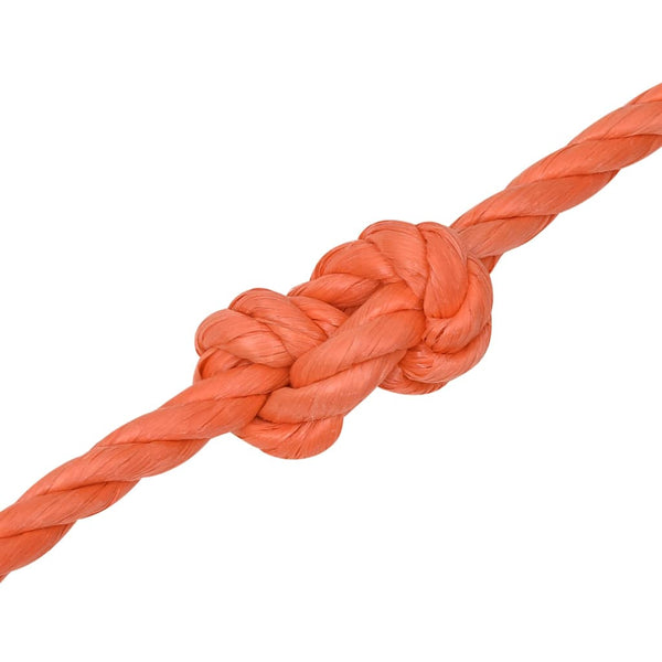 vidaXL Work Rope Orange 24 mm 25 m Polypropylene