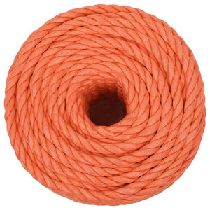 vidaXL Work Rope Orange 24 mm 50 m Polypropylene