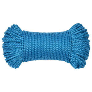 vidaXL Work Rope Blue 3 mm 250 m Polypropylene