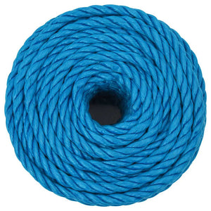 vidaXL Working Rope Blue 10 mm 50 m Polypropylene