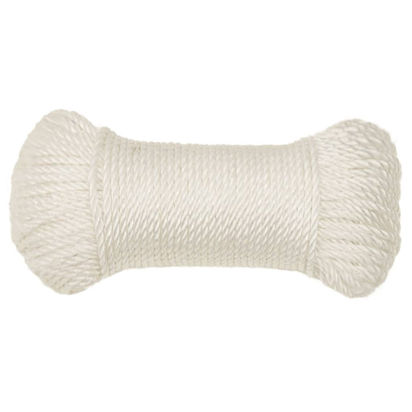 vidaXL Work Rope White 6 mm 50 m Polypropylene