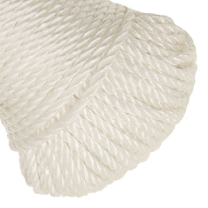 vidaXL Work Rope White 6 mm 50 m Polypropylene