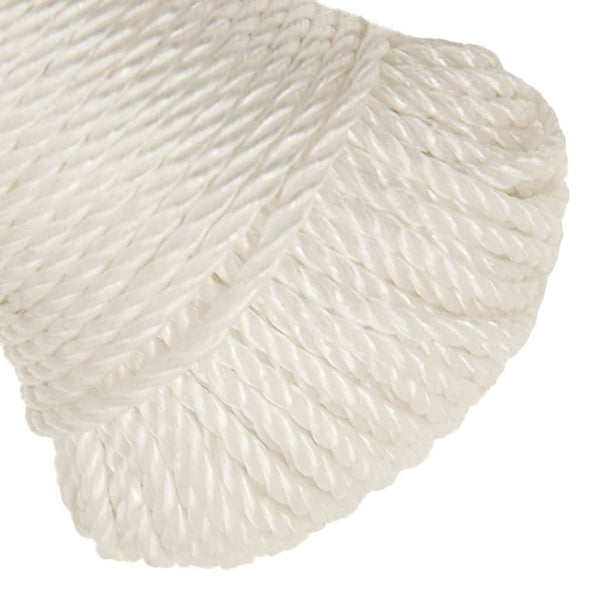 vidaXL Work Rope White 6 mm 50 m Polypropylene