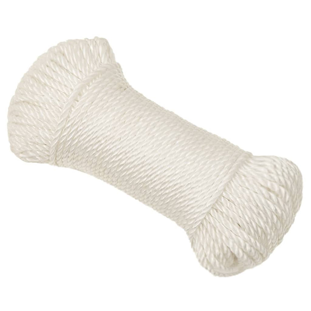 vidaXL Mooring Rope White 8 mm 100 m Polypropylene