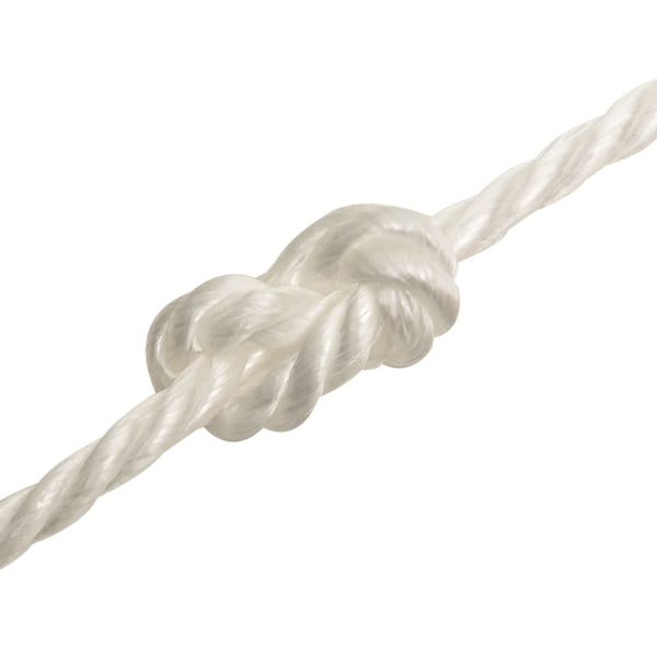 vidaXL Working Rope White 12 mm 25 m Polypropylene