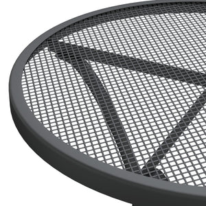 vidaXL 3-Piece Garden Dining Set Expanded Metal Mesh Anthracite