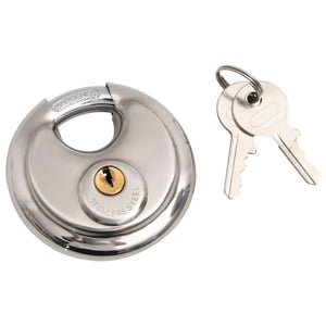 vidaXL Trailer Lock Silver 11x11x23.5 cm Steel