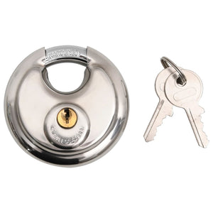 vidaXL Trailer Lock Silver 11x11x23.5 cm Steel