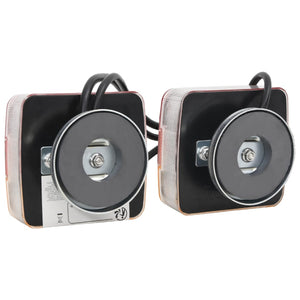 vidaXL Trailer Lights 2 pcs. Red 10.5x7.5x10 cm 12V LED Bulbs