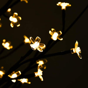 vidaXL LED Cherry Blossom Tree Warm White 368 LEDs 300 cm