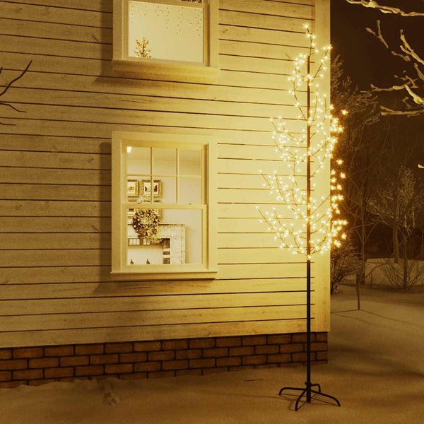 vidaXL LED Cherry Blossom Tree Warm White 368 LEDs 300 cm