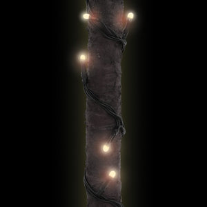 vidaXL Artificial Palm Tree with 96 Warm White LEDs 180 cm