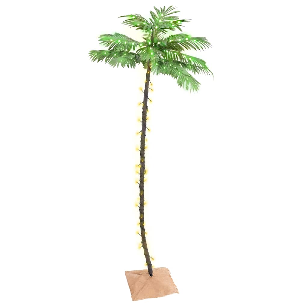 LED Palme 220cm Warmweiß