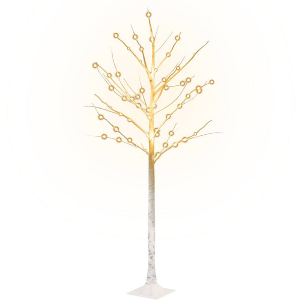 LED Birke Warmweiß 150cm