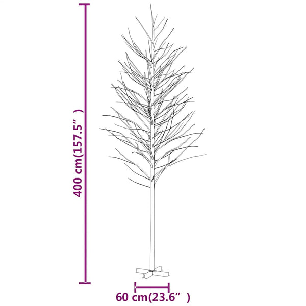 LED Birke Warmweiß 400cm