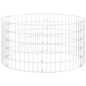 vidaXL Garden Composter Ø100x50 cm Galvanized Steel