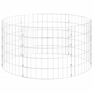vidaXL Garden Composter Ø100x50 cm Galvanized Steel
