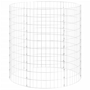 vidaXL Garden Composter Ø100x100 cm Galvanized Steel