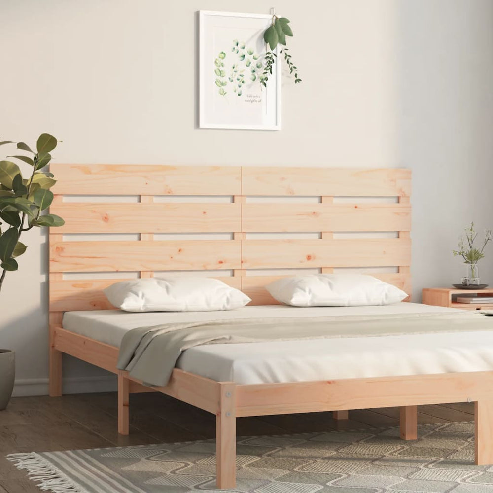 vidaXL Headboard 120x3x80 cm Solid Pine Wood