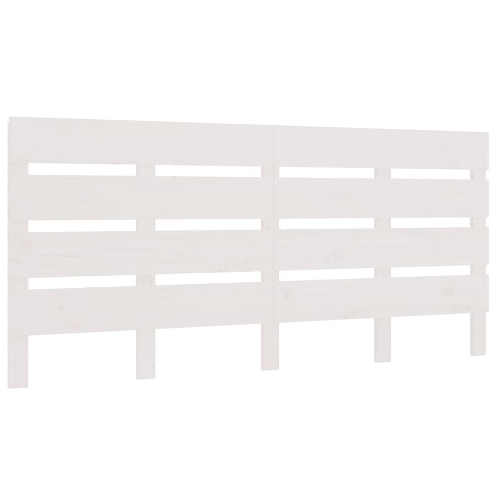 vidaXL Headboard White 160x3x80 cm Solid Pine Wood