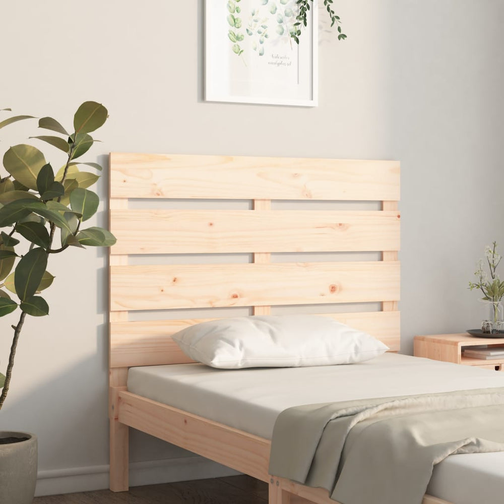 vidaXL Headboard 75x3x80cm Solid Pine Wood