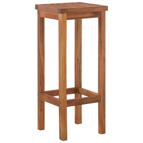 vidaXL Bar Stools 8 pcs Solid Acacia Wood