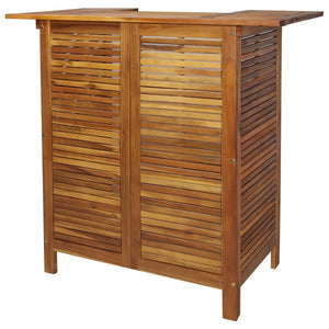 vidaXL 3-Piece Garden Bar Set Solid Acacia Wood