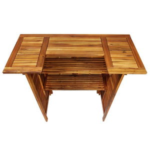 vidaXL 3-Piece Garden Bar Set Solid Acacia Wood