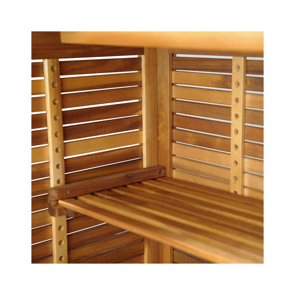 vidaXL 3-Piece Garden Bar Set Solid Acacia Wood