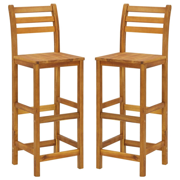 vidaXL 3-Piece Garden Bar Set Solid Acacia Wood