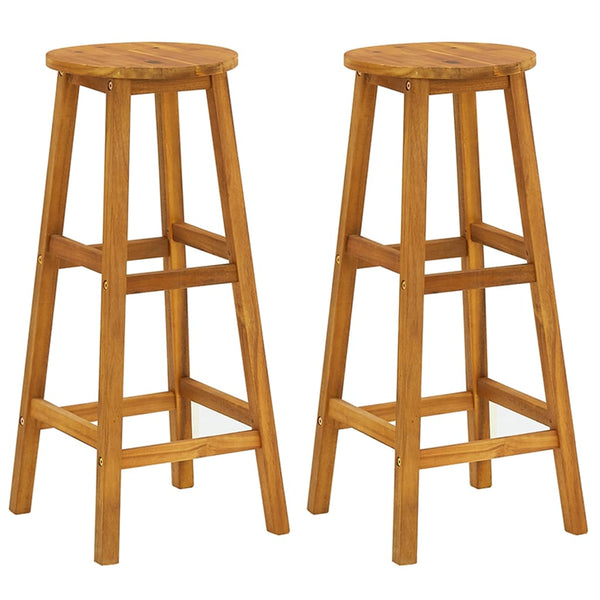 vidaXL 3-Piece Garden Bar Set Solid Acacia Wood