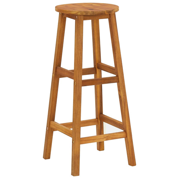 vidaXL 3-piece Balcony Bar Set Solid Acacia Wood