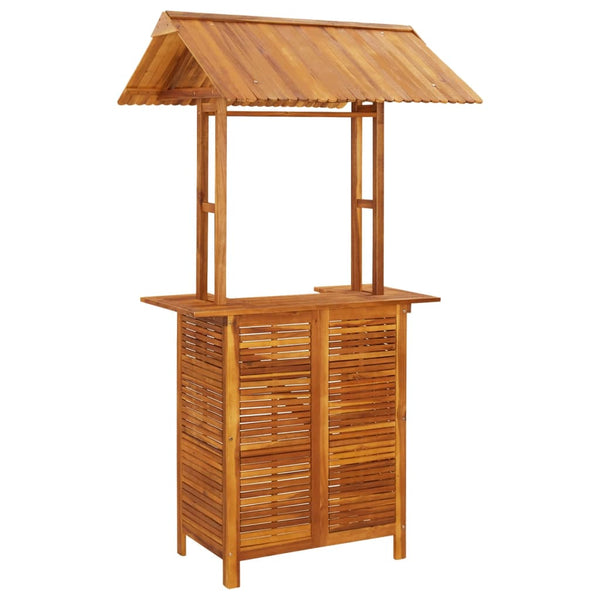 vidaXL 3-Piece Garden Bar Set Solid Acacia Wood
