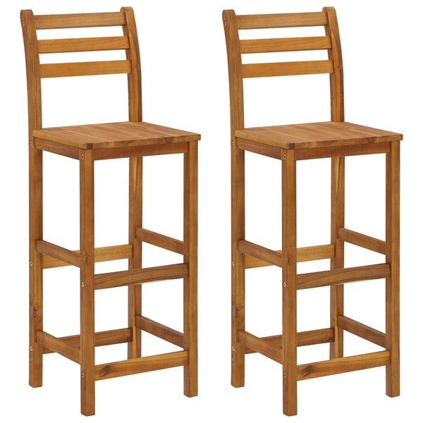 vidaXL 3-Piece Garden Bar Set Solid Acacia Wood