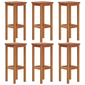 vidaXL 7-Piece Garden Bar Set Solid Acacia Wood